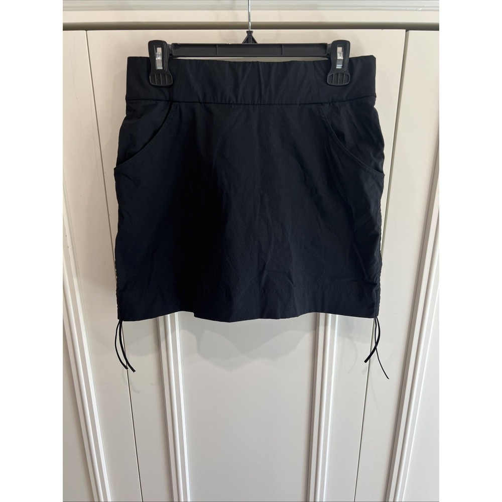 Columbia Womens All Seasons™ Black Ruched Skort Size Medium Black Pickleball